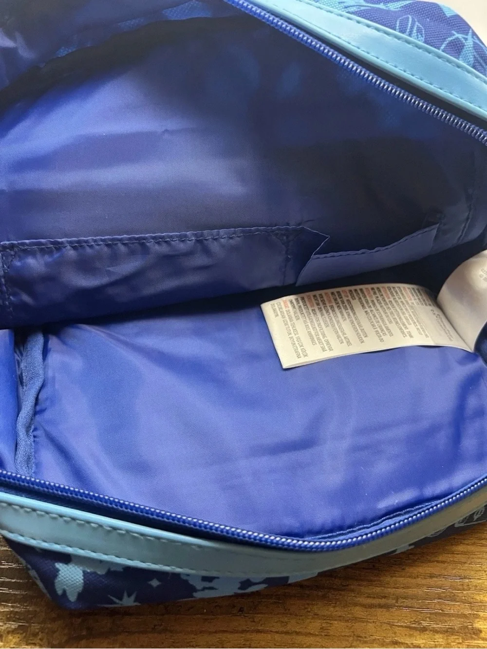 Disney WDW Blue Backpack with 50th Anniversary Character Graphics
